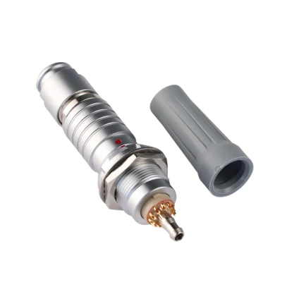 IP68 impermeável 2K/3K 306/312/318 trava rápida circular push pull conector para automação industrial