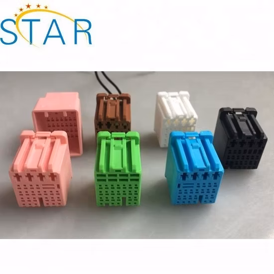 Conector Te alternativo branco fêmea de 26 vias para veículo híbrido Bcm